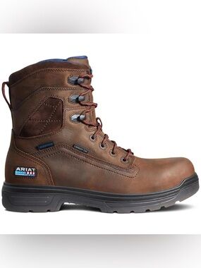 Ariat Turbo 8” Leather Waterproof Carbon Toe Work Boots Men’s 11D USA Made
